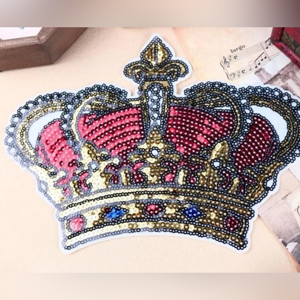 Crown sewing patch